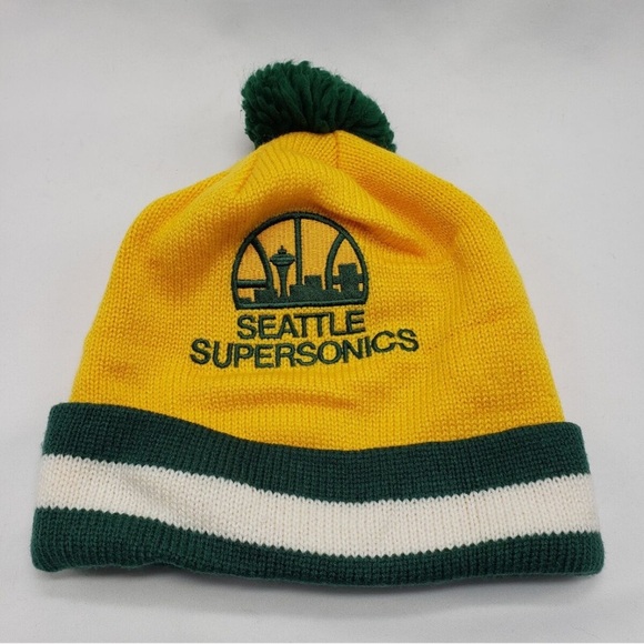 Mitchell & Ness Seattle SuperSonics Beanie - Picture 1 of 8